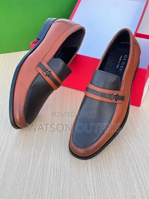 Men's Stylish Leather Shoes or Viatu Vya Ngozi Official