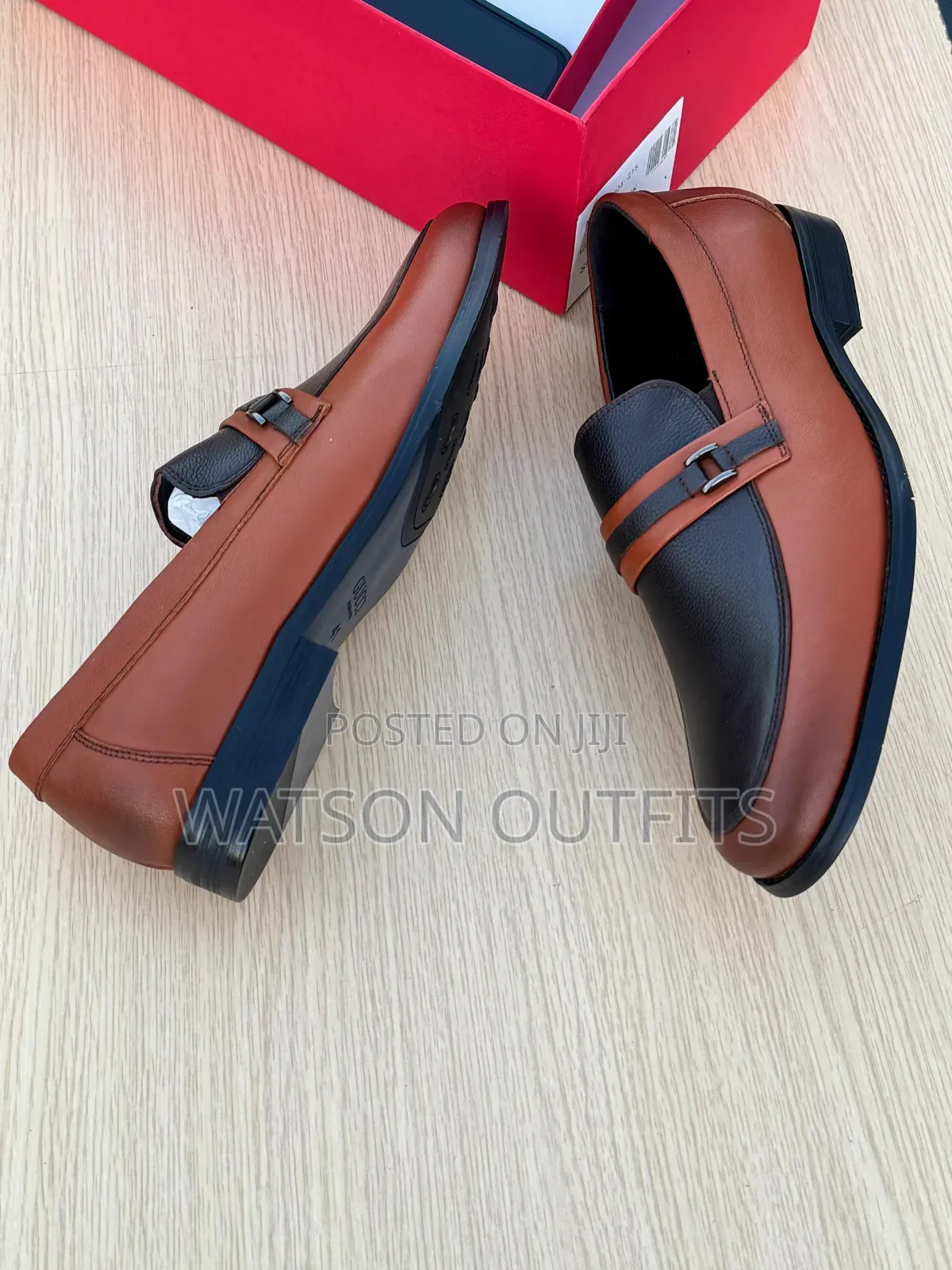 Men's Stylish Leather Shoes or Viatu Vya Ngozi Official
