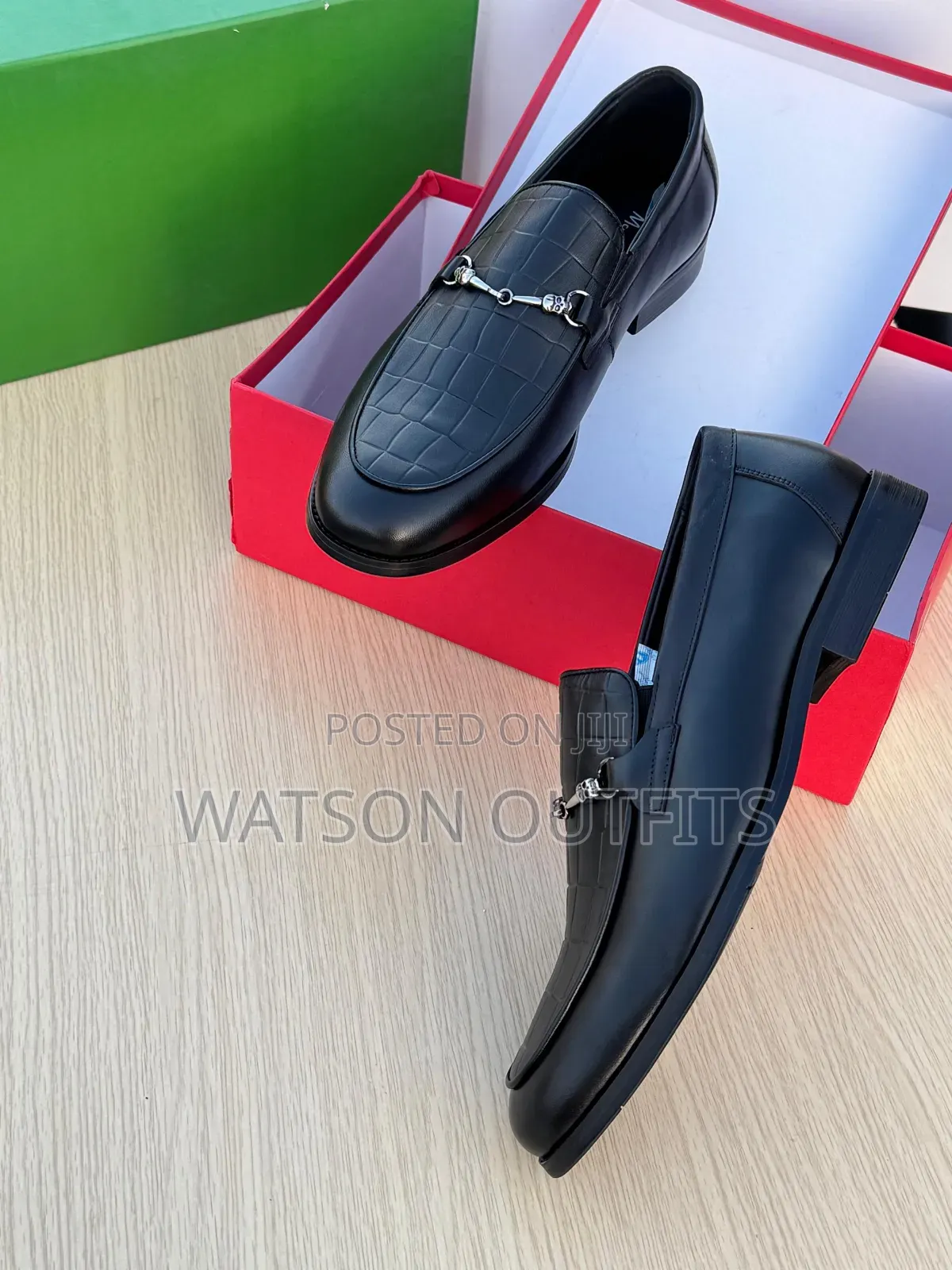 Mossimo Dutti Leather Shoes or Viatu Official Vya Ngozi
