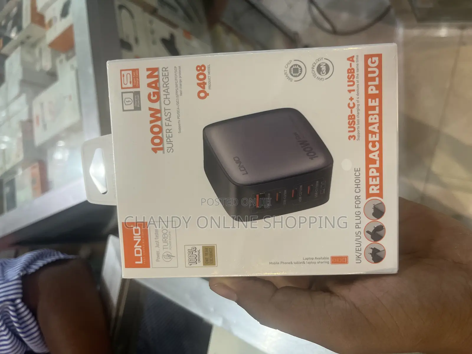 100w Ldnio Gan Super Fast Charger