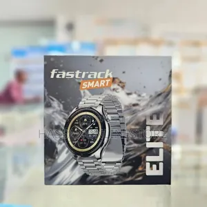 Fastrack Smartwatch Elite Silver Metal Case and Silver Metal