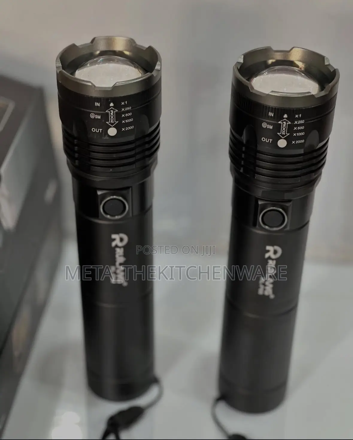 Ruilang Rechargeable Flashlight Torch With Adjustable Focus