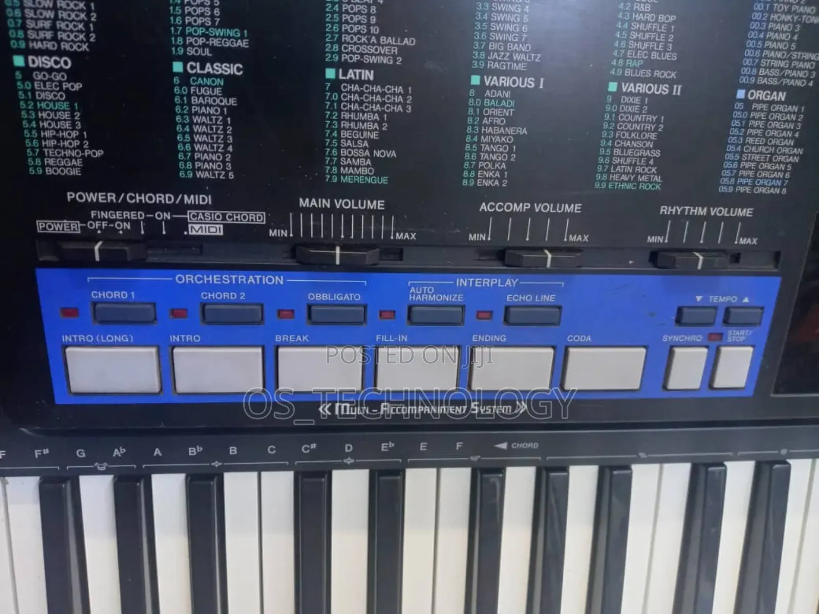 Original Casio Rechargeable Proffesional Ct- 670 From Japan