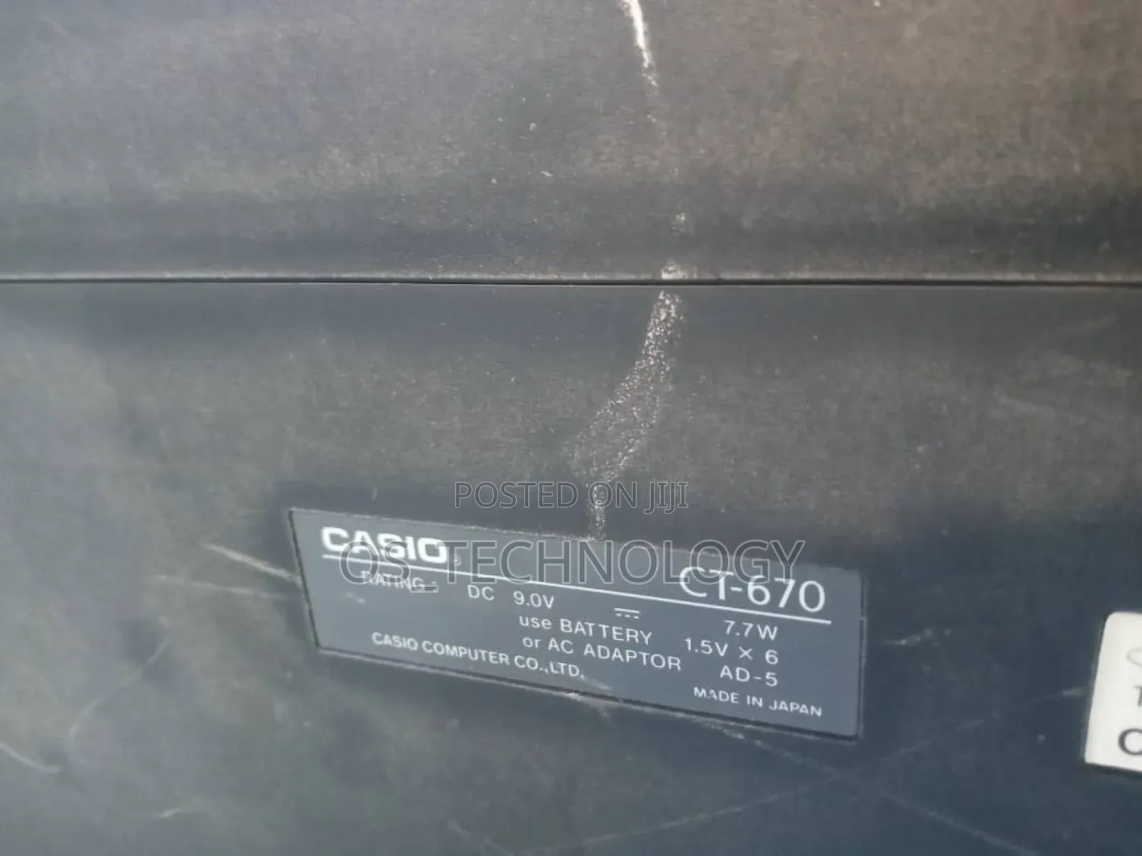 Original Casio Rechargeable Proffesional Ct- 670 From Japan