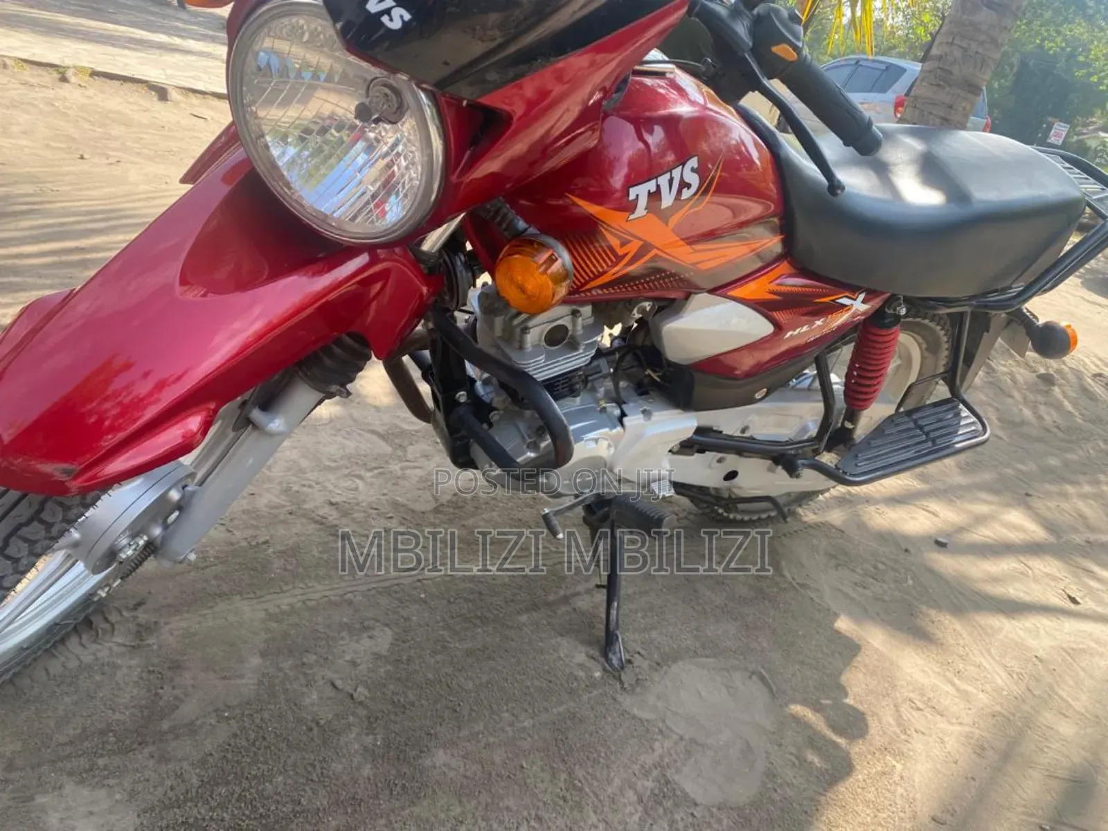 TVS HLX Plus ES 2025 Red