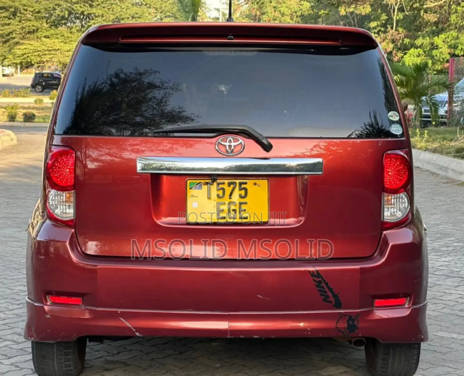 Toyota Corolla Rumion 2008 Burgundy