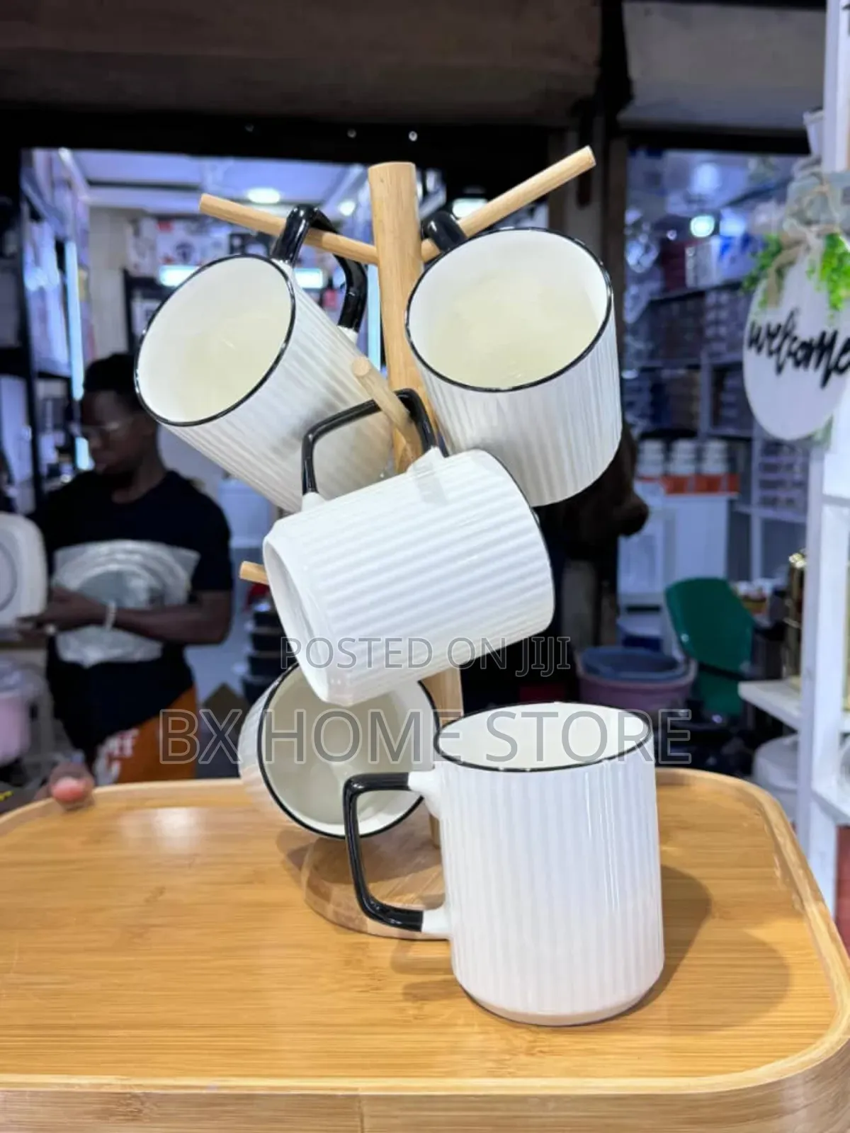 White Ceramic Coffee Mugs