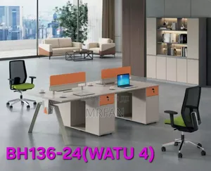 Working Station Four People Meza Ya Ofisi Watu Wa 4