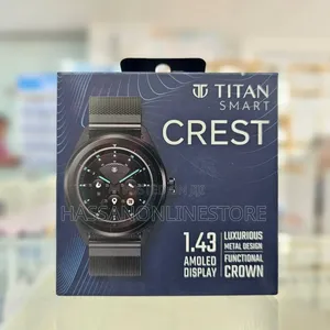 Titan Smartwatch Crest - Black