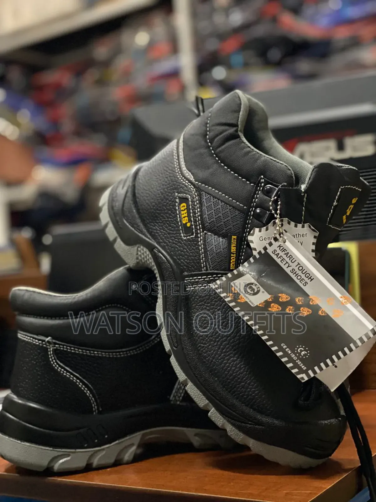 Safety Shoes Official or Viatu Class Vya Viwandani