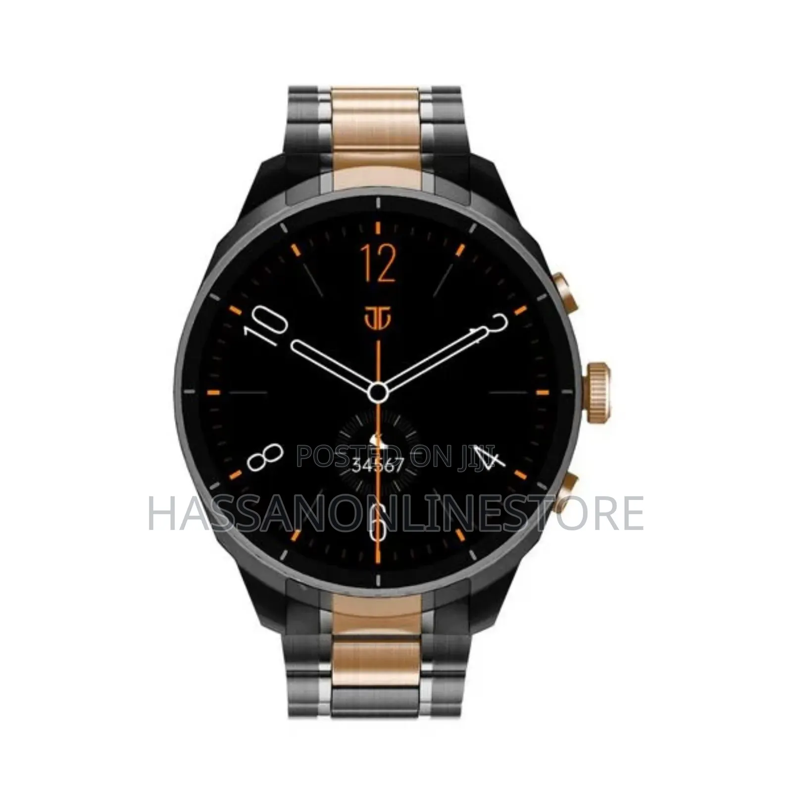 Titan Smartwatch Heritage Stainless Case and Black