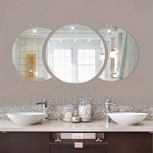 Acrylic Wall Mirrors Set (3pcs)* Shape: Circle