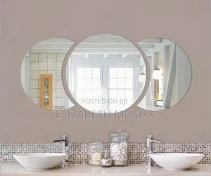 Acrylic Wall Mirrors Set (3pcs)* Shape: Circle