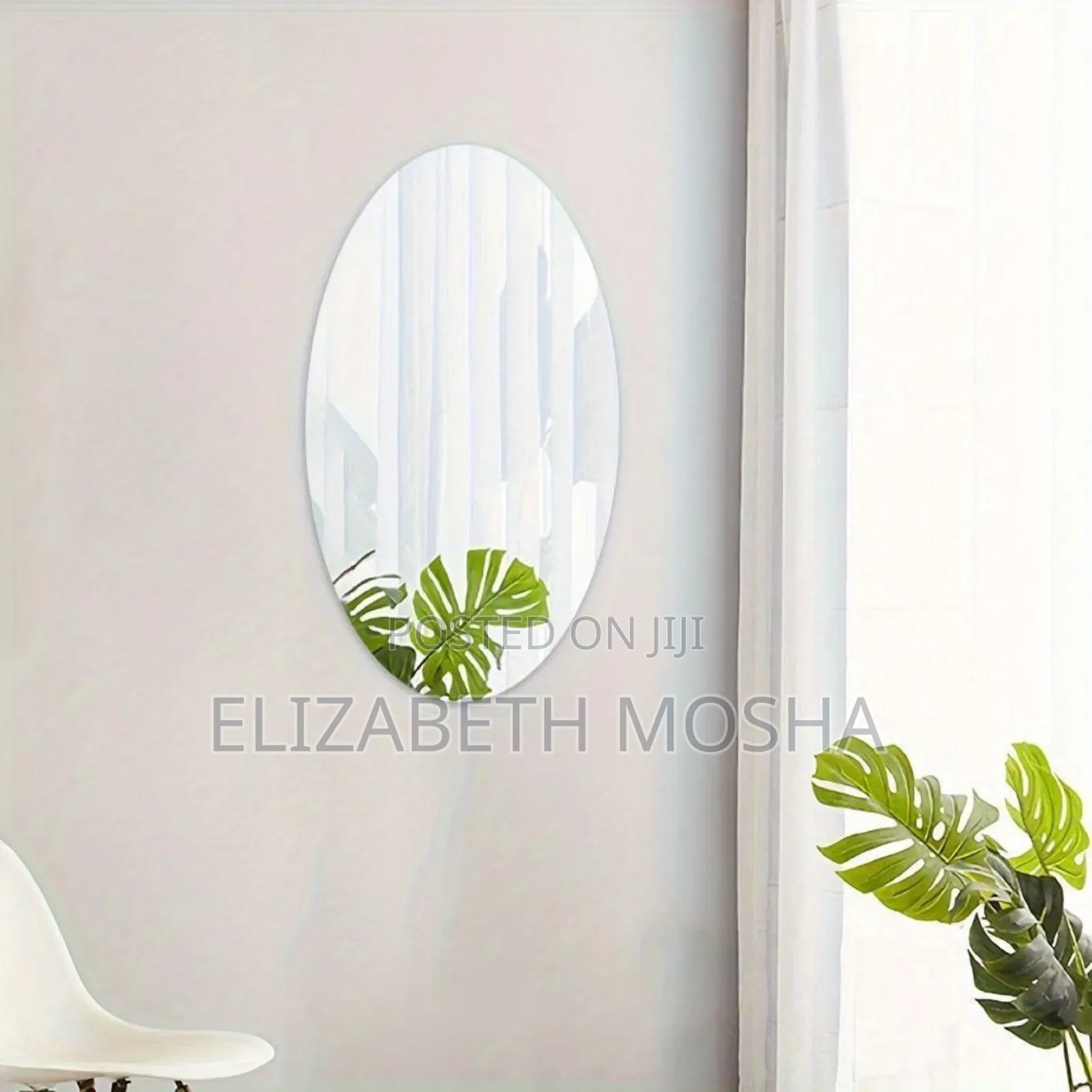 Acrylic Wall Mirrors*
Shape: Square, Oval*