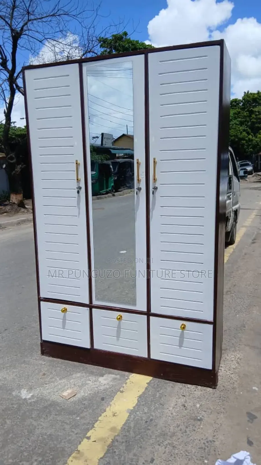 Mirror Wardrobe Three Doors