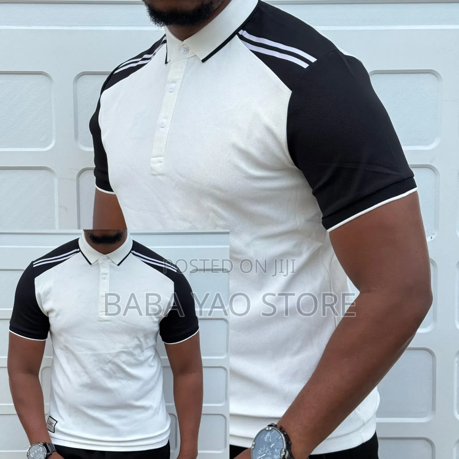 New Fashion Banding Collar Casual Short-Sleeved T-Shirts
