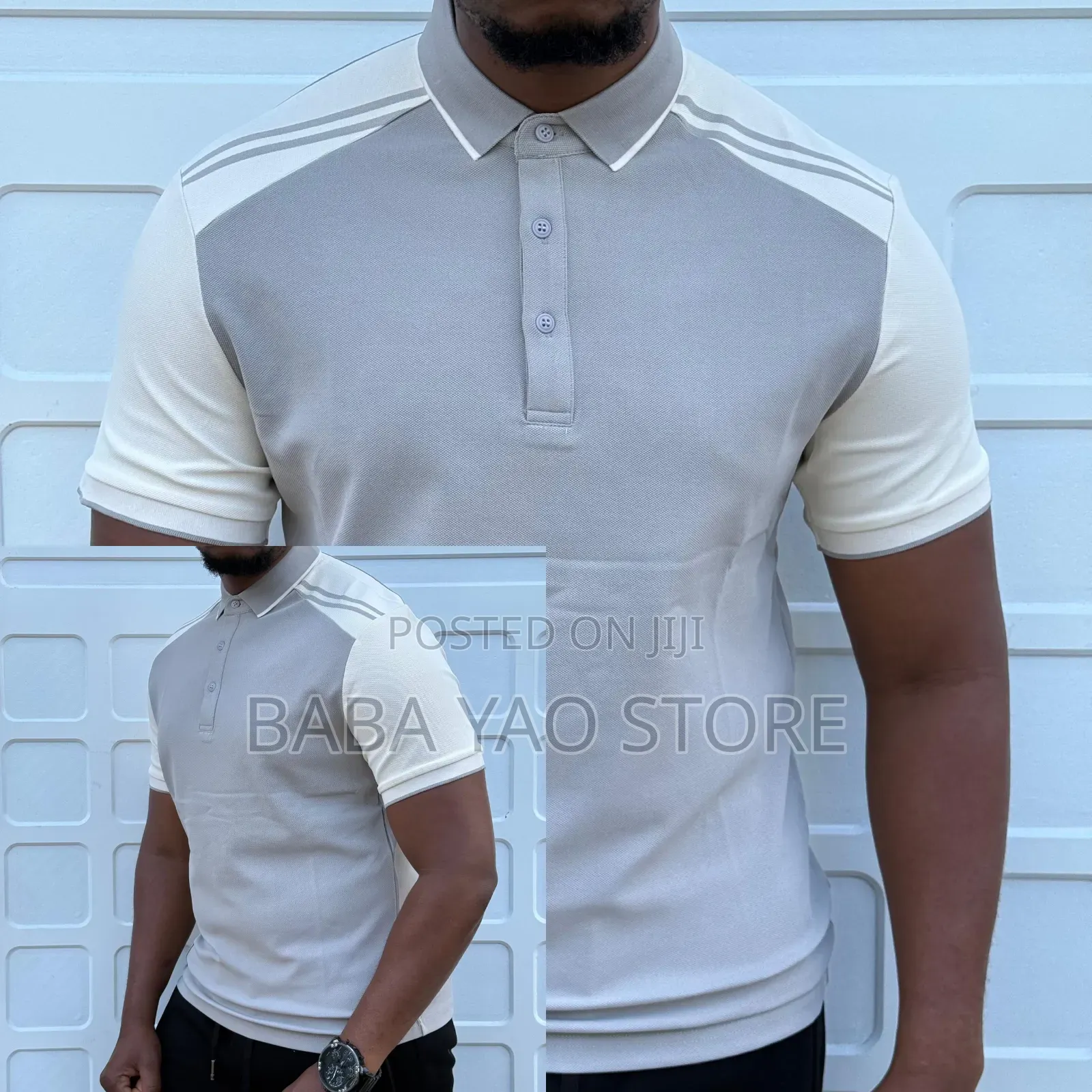 New Fashion Banding Collar Casual Short-Sleeved T-Shirts