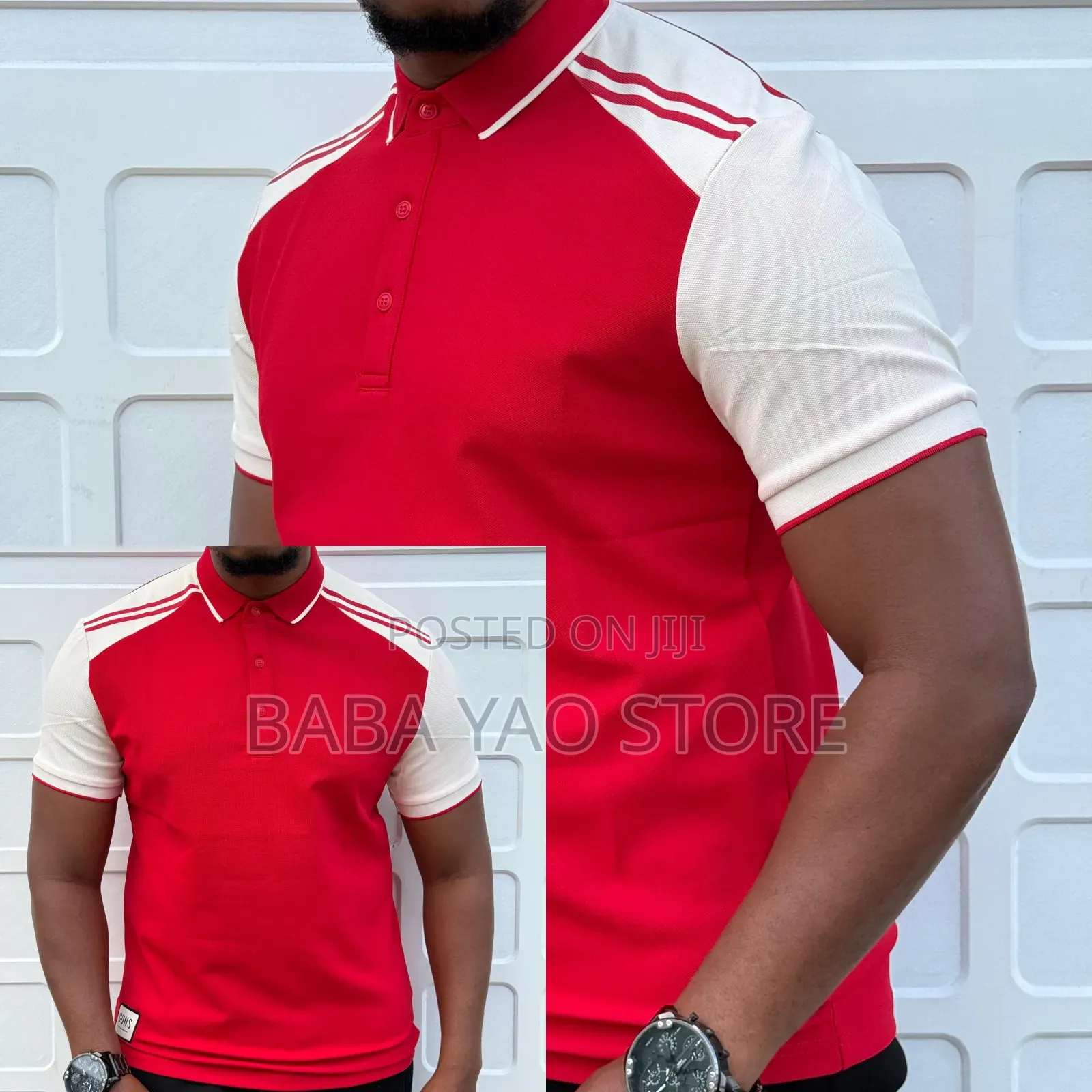 New Fashion Banding Collar Casual Short-Sleeved T-Shirts
