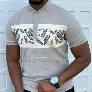 New Fashion Men's Polycotton Short-Sleeved Casual T-Shirts
