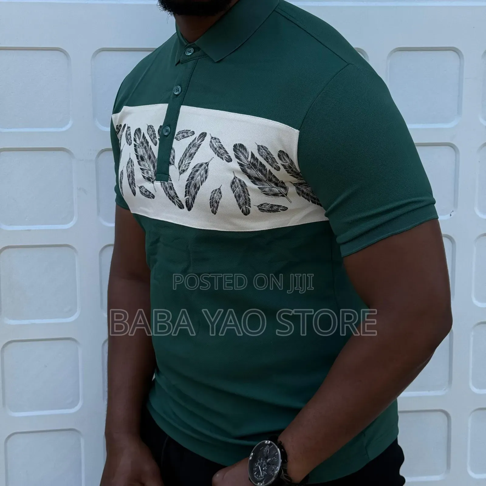 New Fashion Men's Polycotton Short-Sleeved Casual T-Shirts