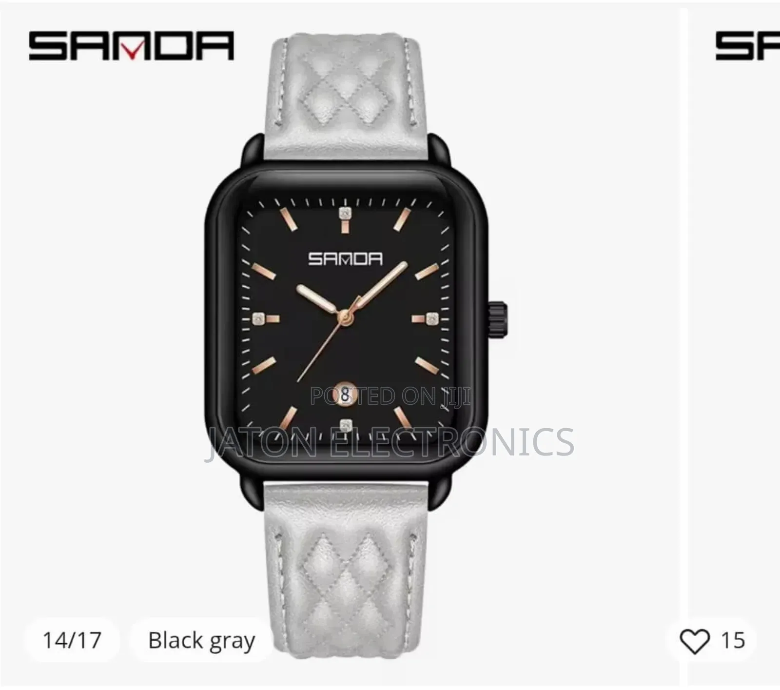 Lady Luxury Watch Leather Date  Water Proof