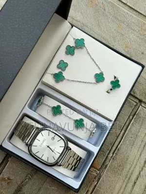 Casio Ladies Full Set Watch, Ring,Blacelets,Necklace