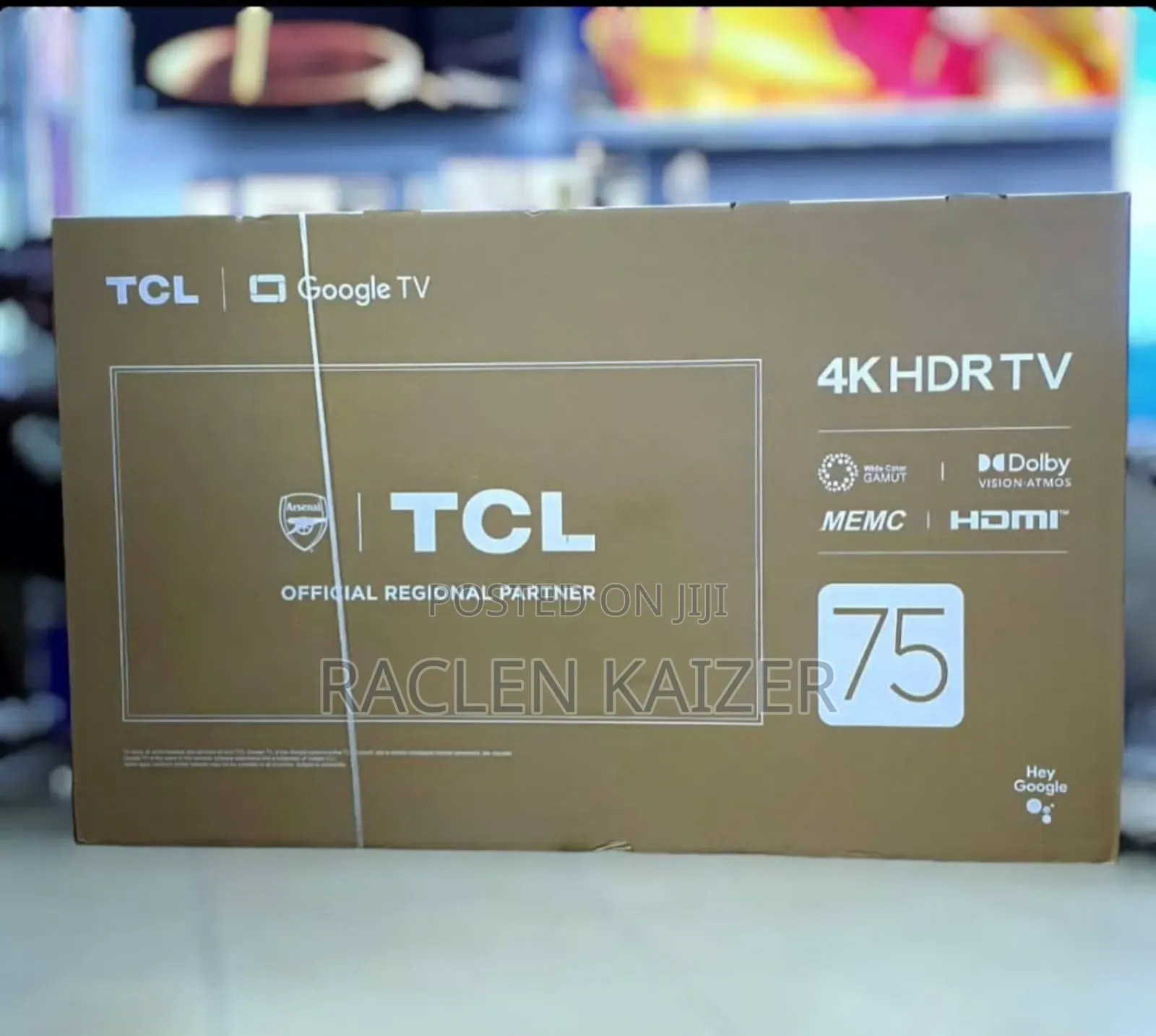 TCL Googletv 75 Inches HDRTV