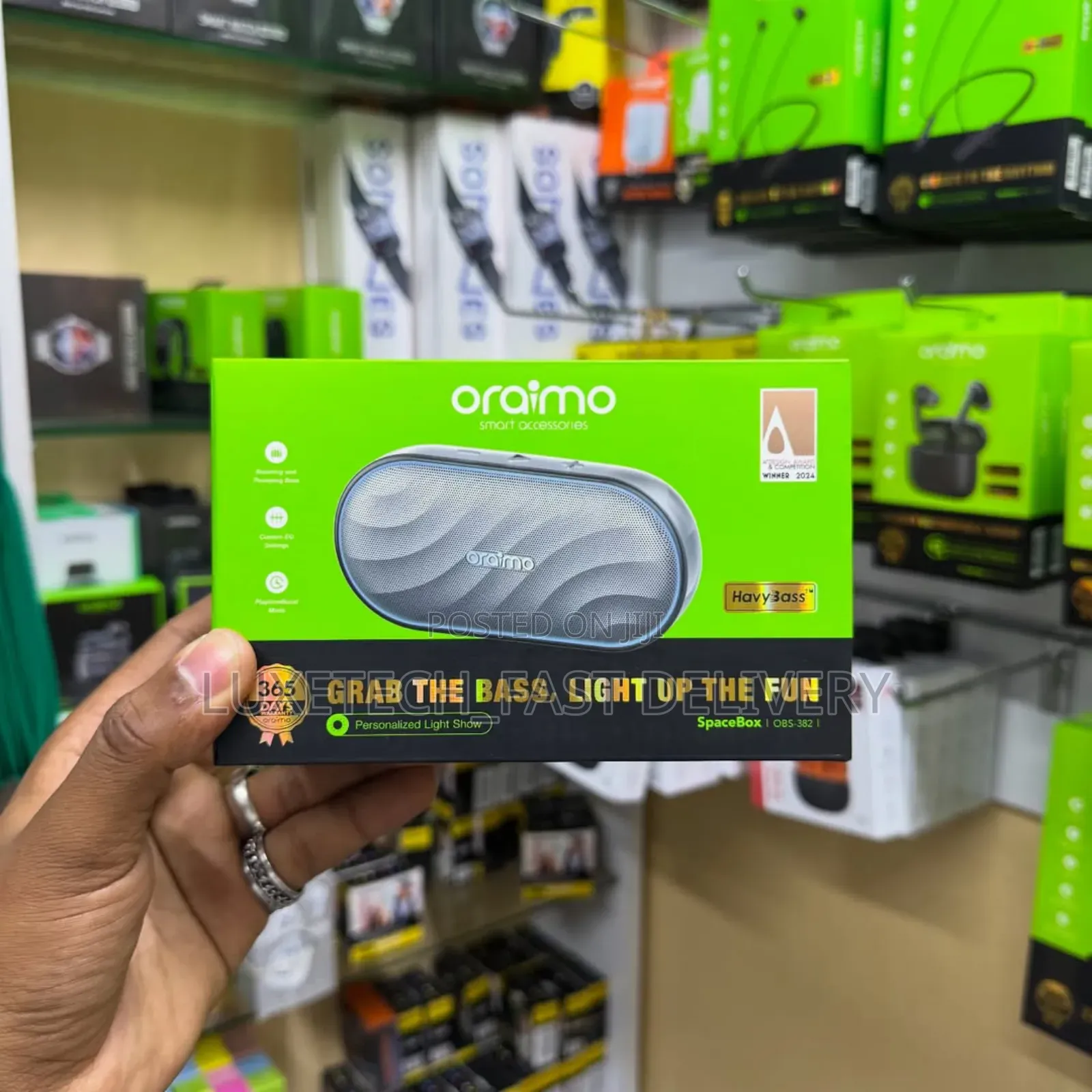 Oraimo Spacebox Portable Bluetooth Speaker With Fm Radio