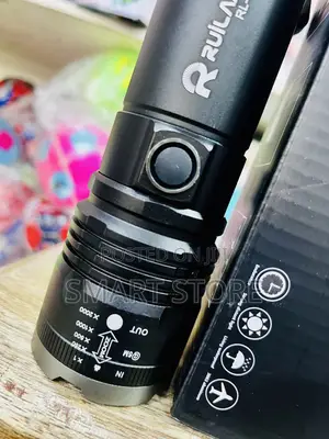 Rechargeable Led Flashlight With Built-in Power Bank Zoom