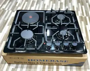 Homebase Cooker Gesi Plate Tatu Na Umeme Plate Moja