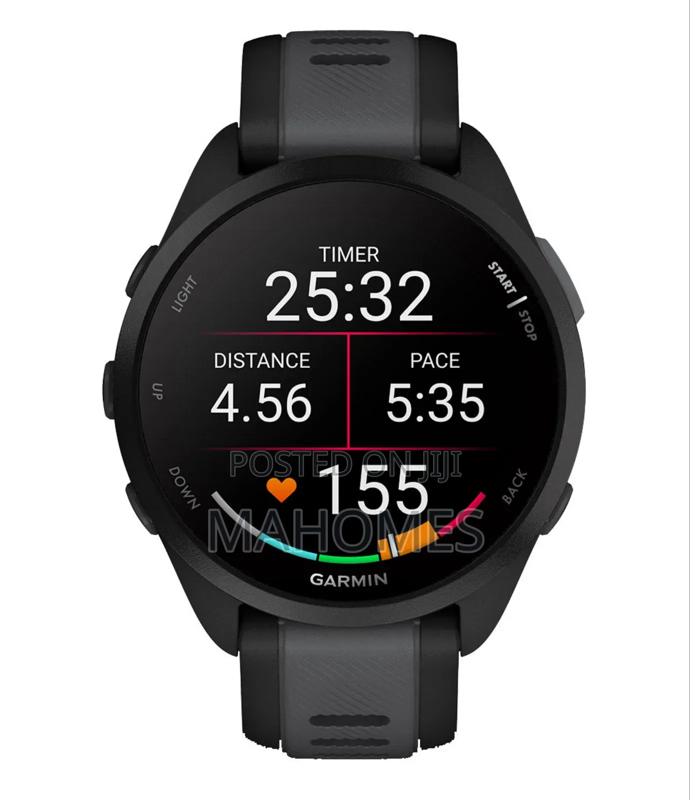 Garmin Forerunner 165, Gps, Black/Slate Grey