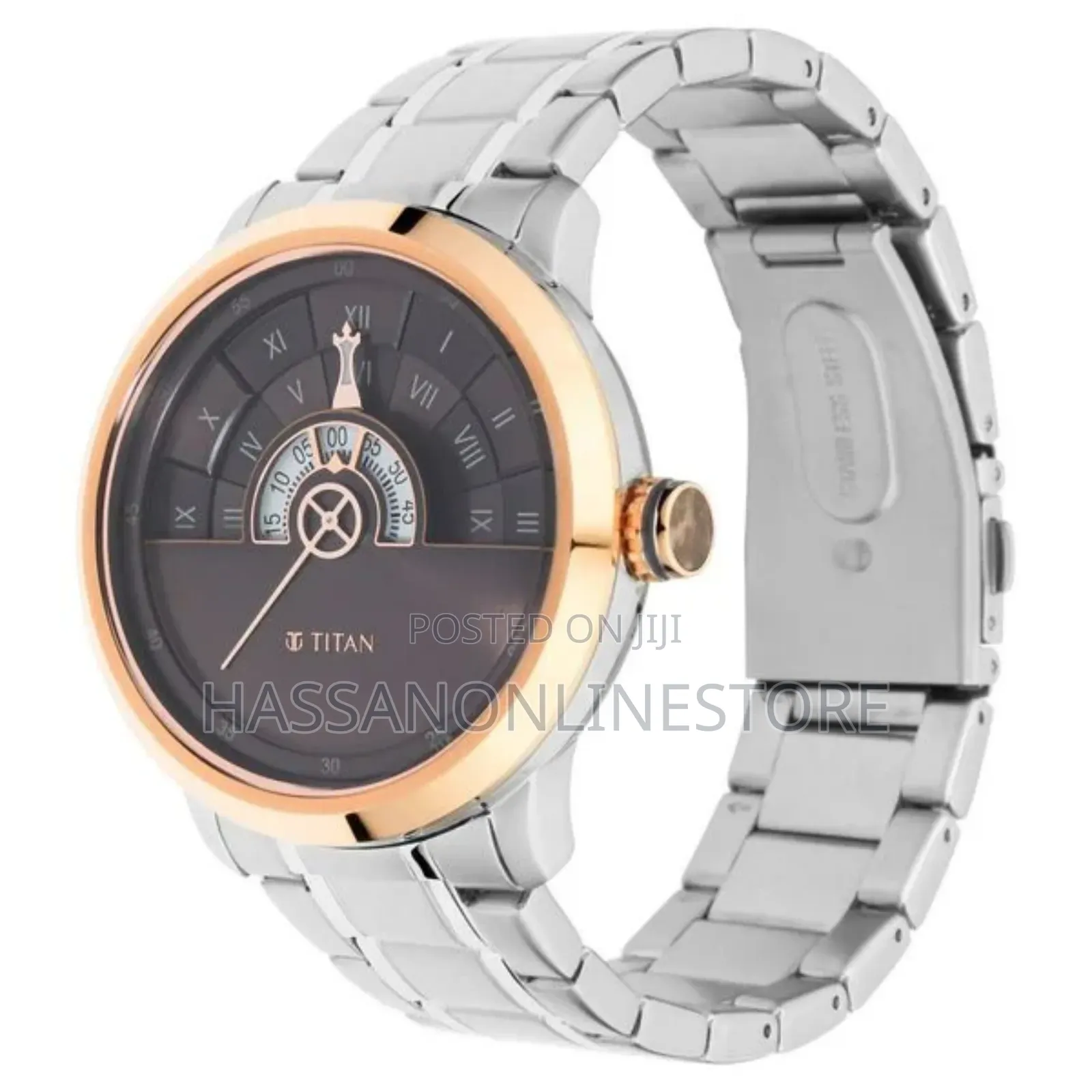 Titan Grandmaster Brown Dial Analog Watch for Men