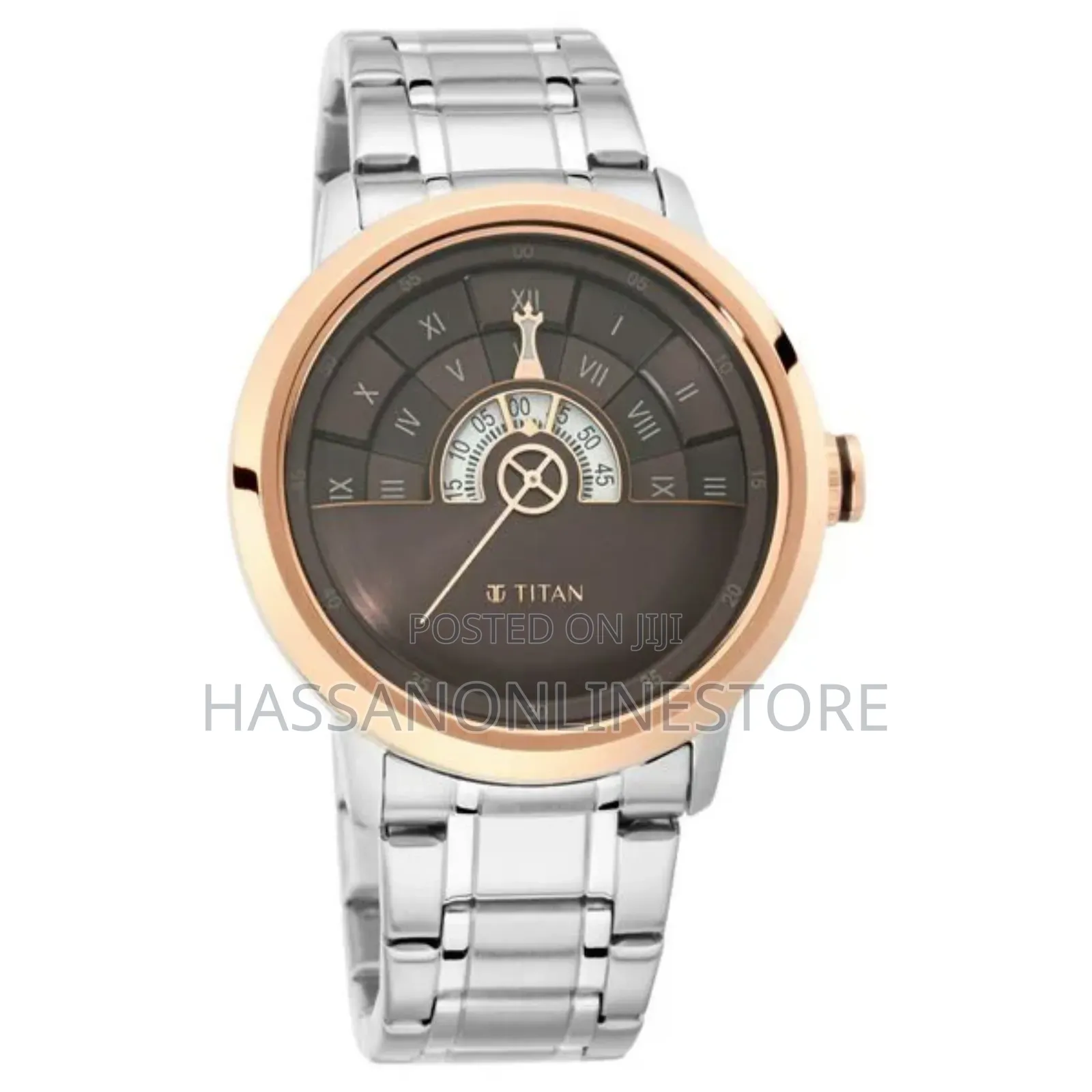 Titan Grandmaster Brown Dial Analog Watch for Men