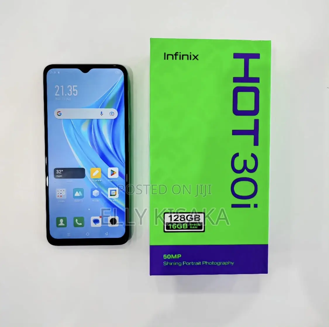 New Infinix Hot 30i 128 GB White