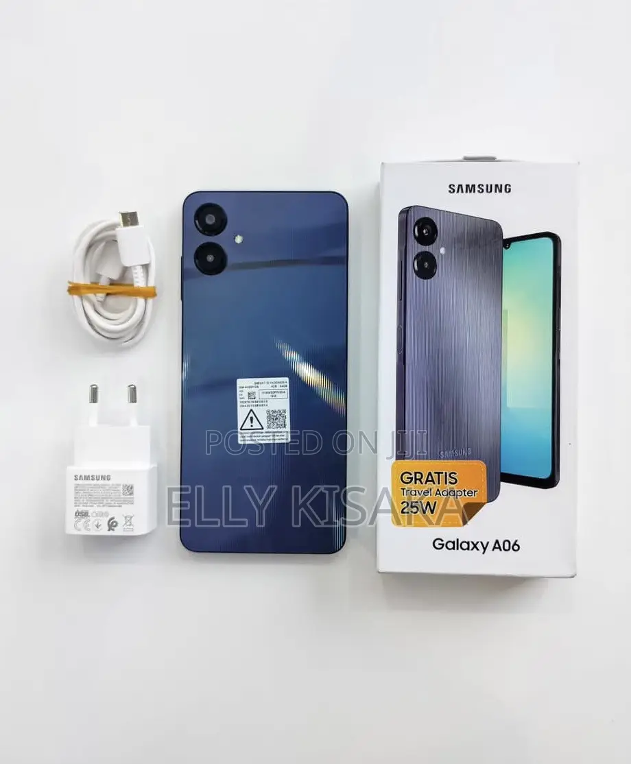 New Samsung Galaxy A06 64 GB Blue