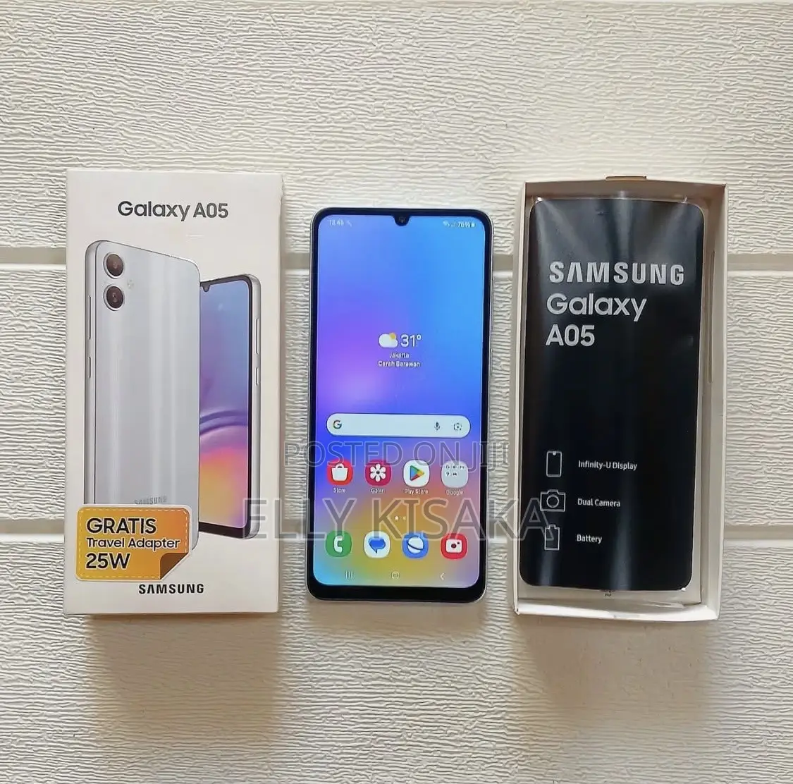 New Samsung Galaxy A05 64 GB White