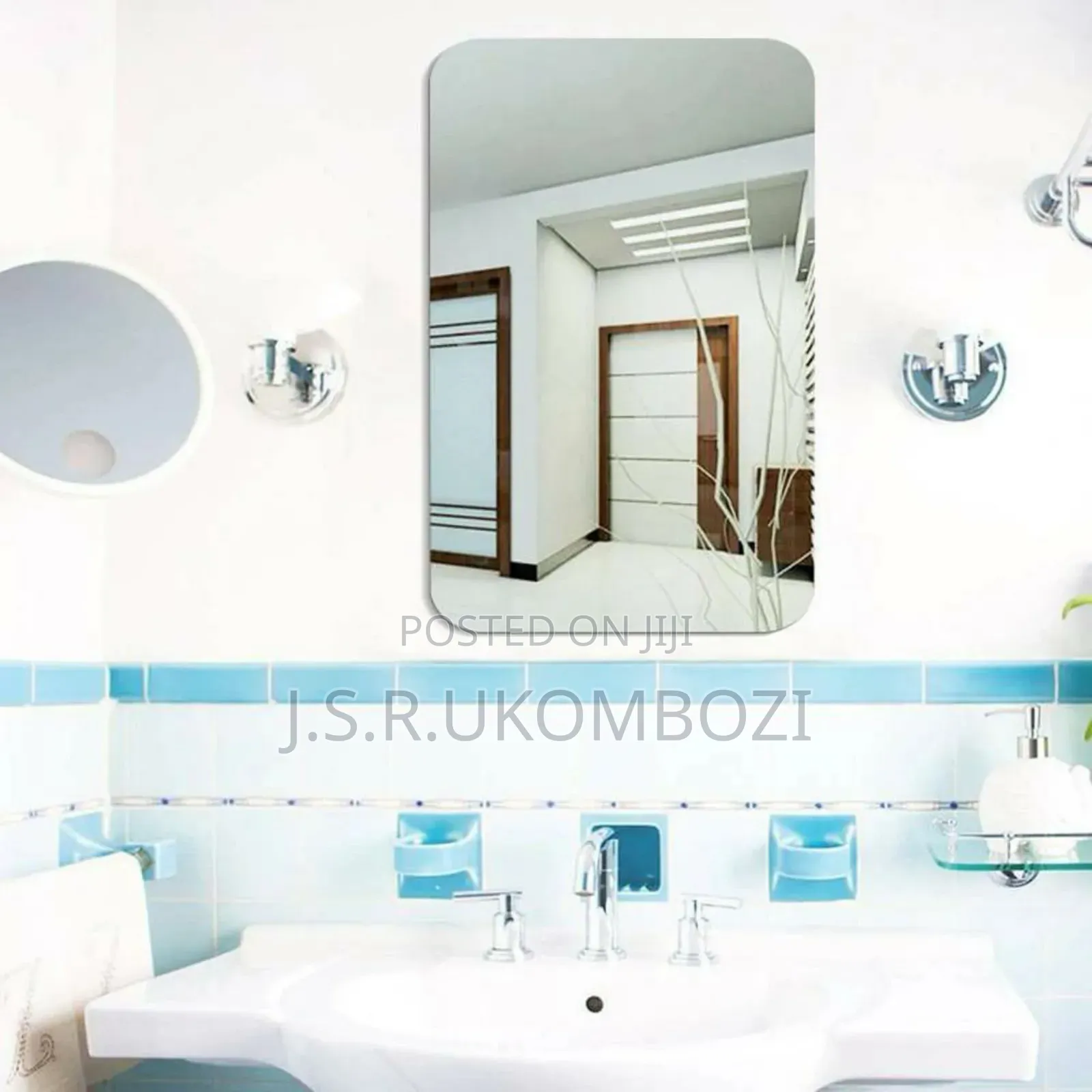 *#Acrylic Wall Mirrors*
Shape: Rectangle
Size: (40*60)Cm
B