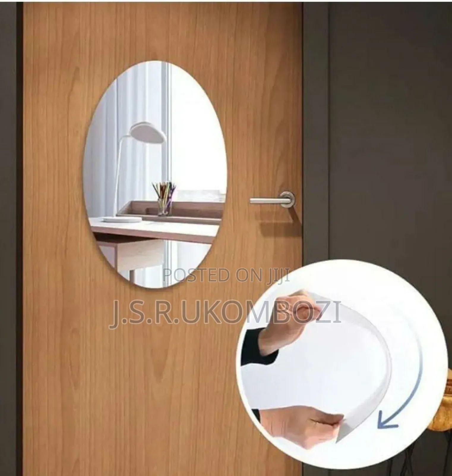 *#Acrylic Wall Mirrors*
Shape: Rectangle
Size: (40*60)Cm
B