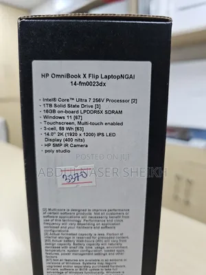 New HP OmniBook X Laptop 14-Fe0097nr 16GB Intel Core Ultra 7 SSD 1T