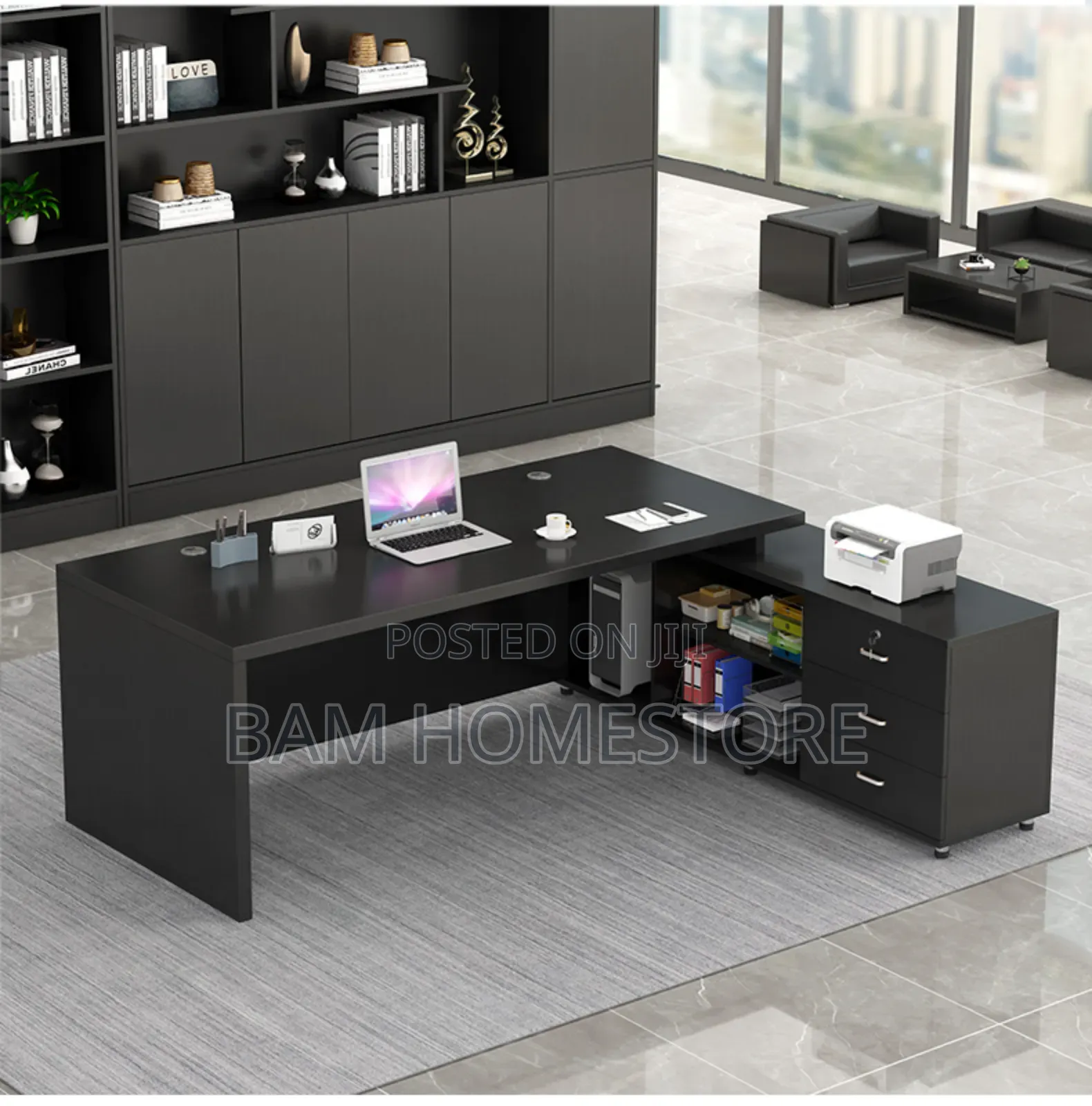 L Shaped Executive Table