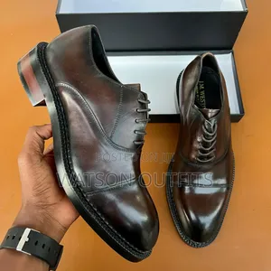 Leather Shoes or Footwears or Viatu Well and Officially Made