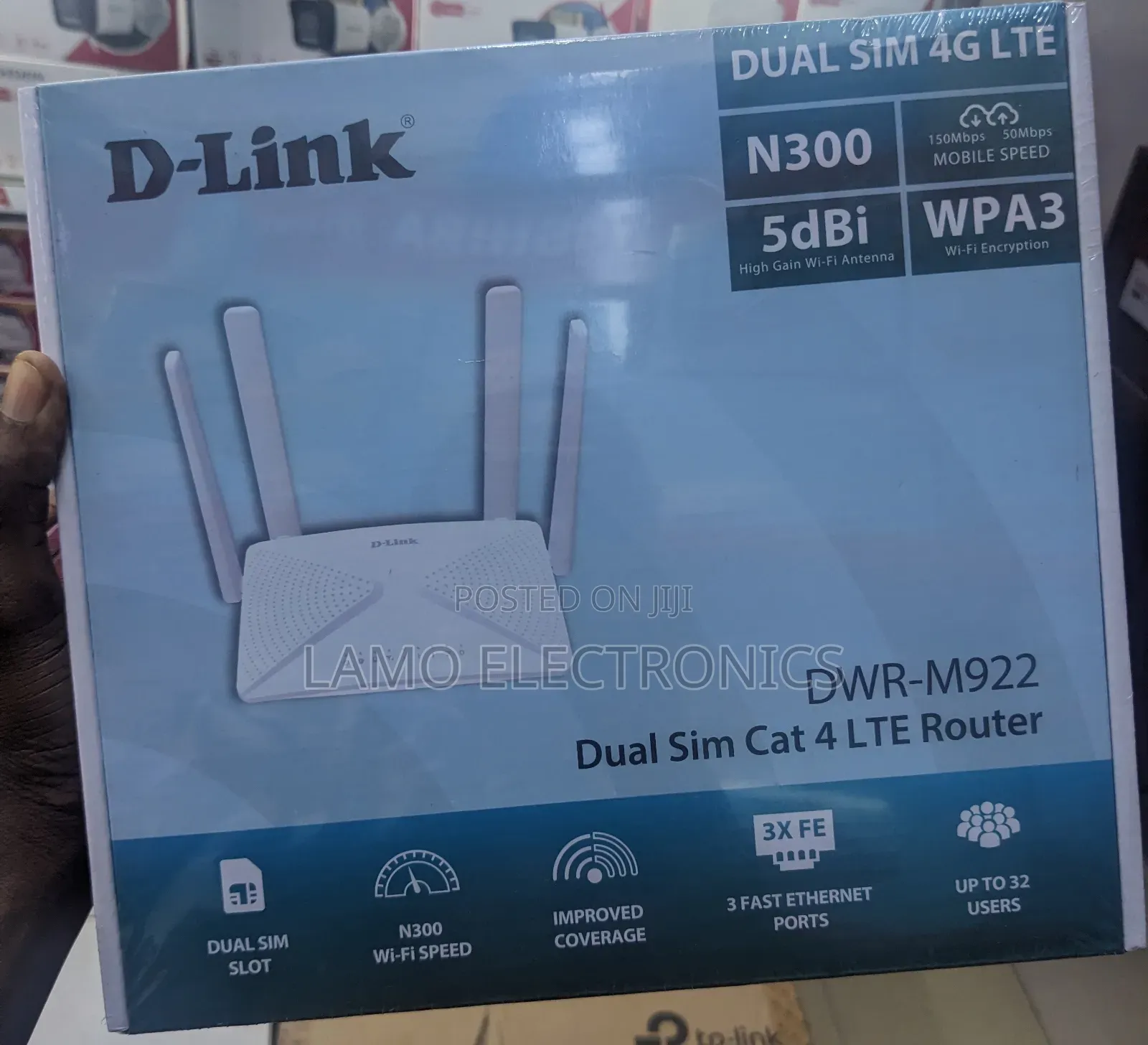D- Link DWR-M922 Dual Sm 4g Lte Router