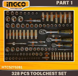 Ingco 328 Pcs Tool Chest Set With 7 Drawers