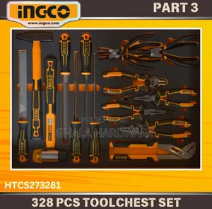 Ingco 328 Pcs Tool Chest Set With 7 Drawers