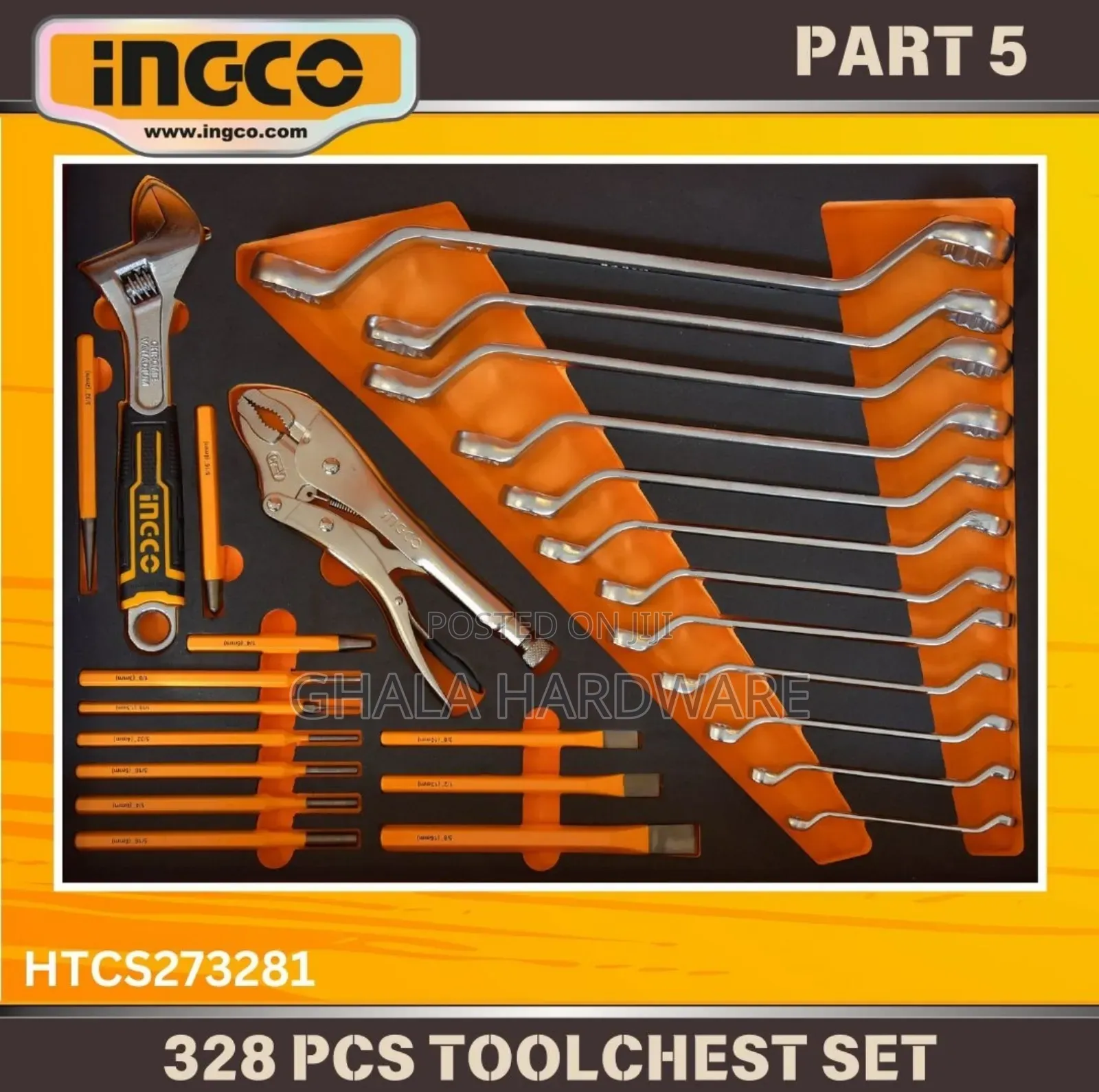 Ingco 328 Pcs Tool Chest Set With 7 Drawers
