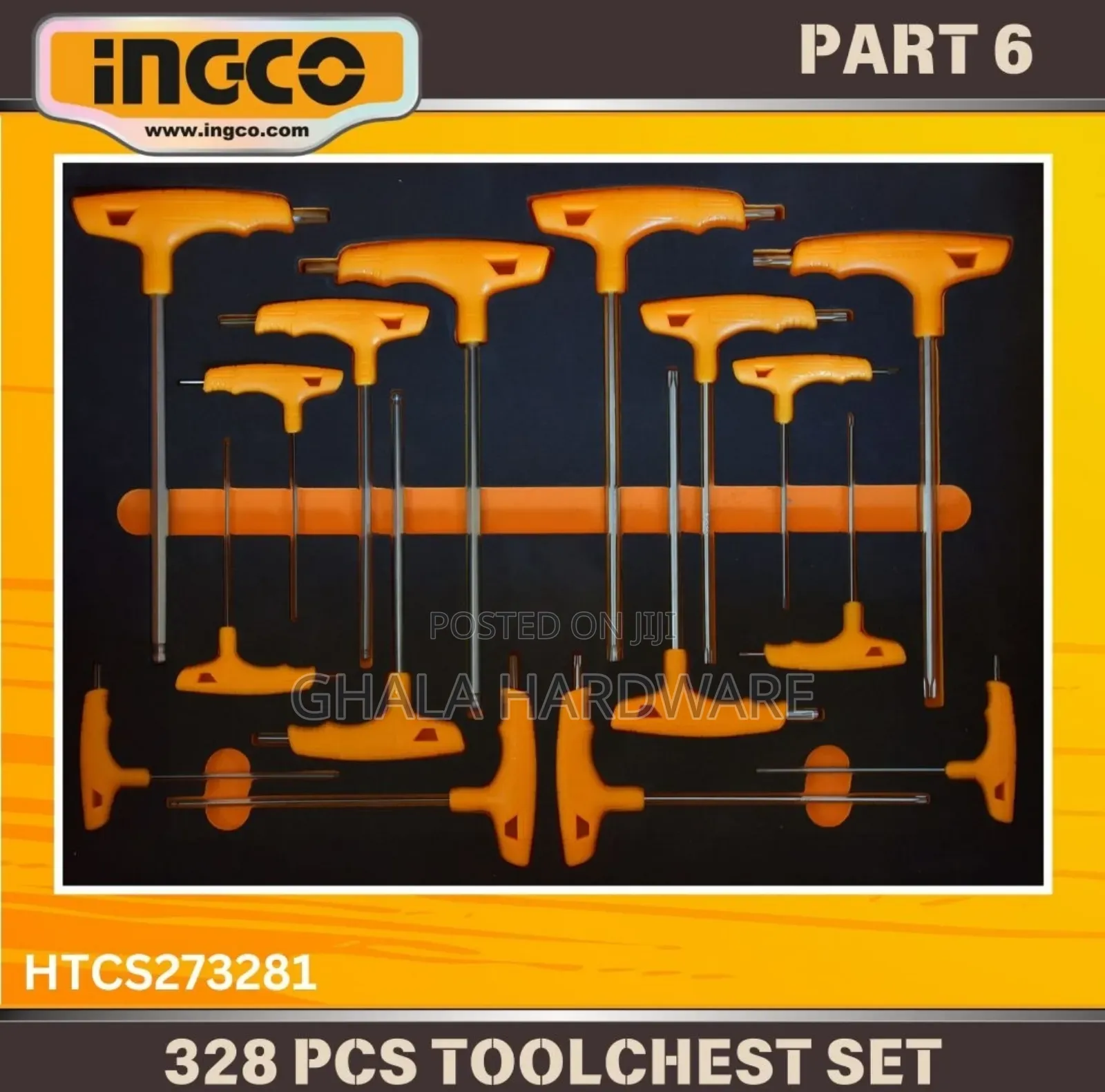 Ingco 328 Pcs Tool Chest Set With 7 Drawers