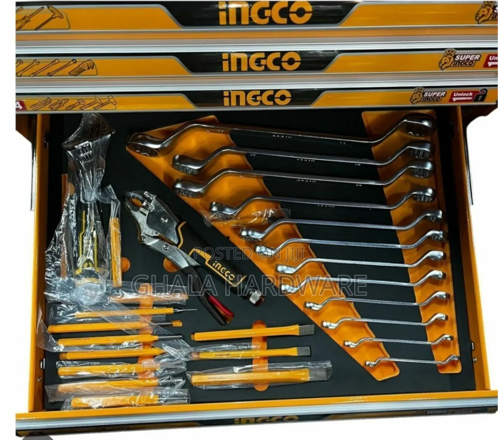Ingco 328 Pcs Tool Chest Set With 7 Drawers
