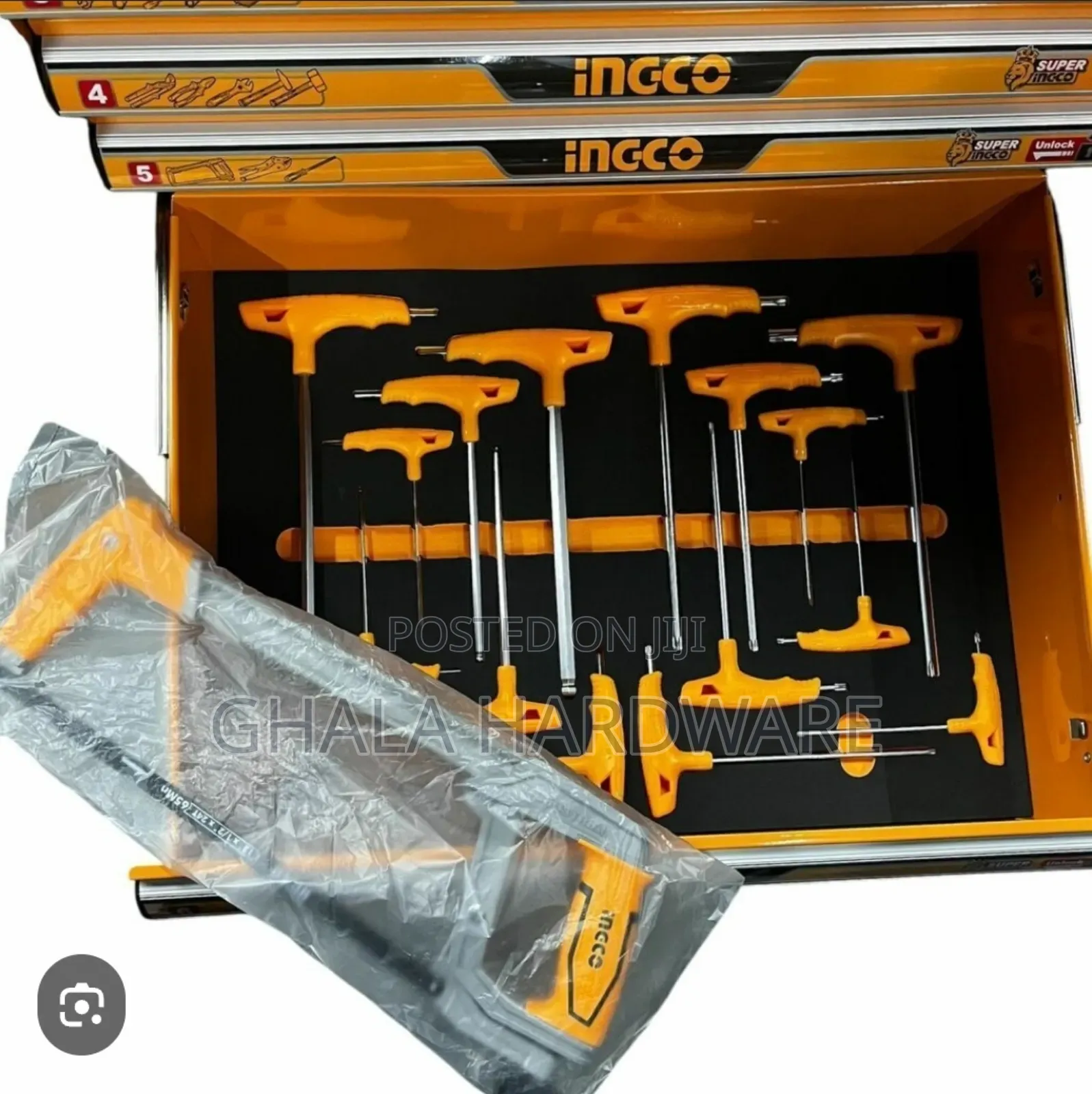 Ingco 328 Pcs Tool Chest Set With 7 Drawers