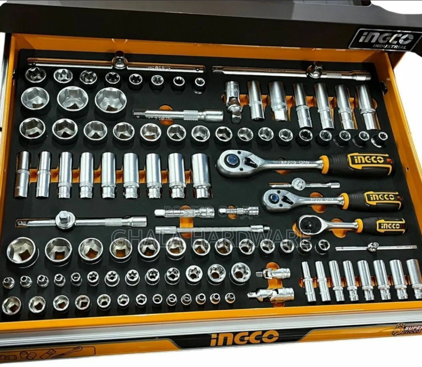 Ingco 328 Pcs Tool Chest Set With 7 Drawers