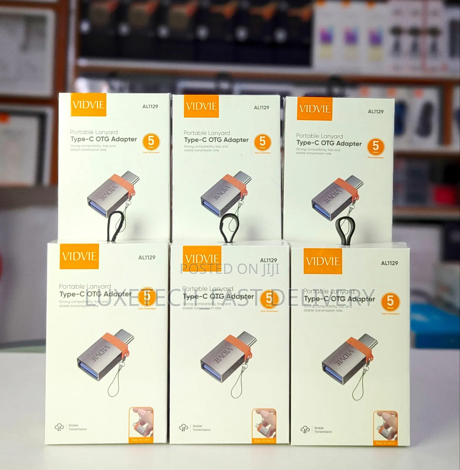 Vidvie Portable Lanyard Type-C Otg Adapter